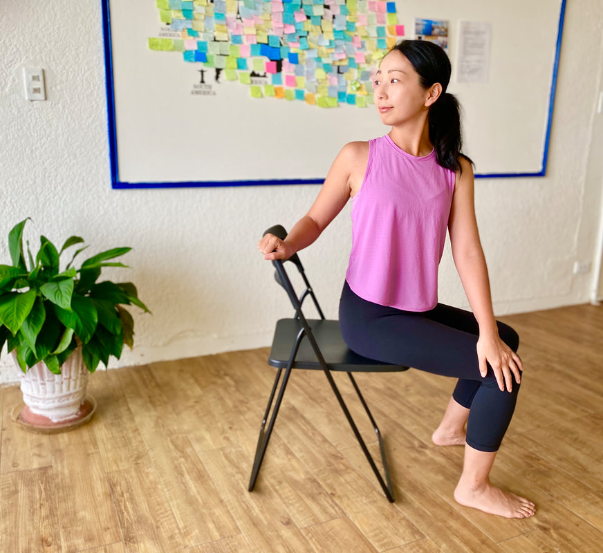 7 Chair Yoga Poses to Incorporate into Your Work Routine - Origin